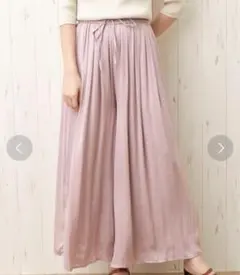 イング　スカンツ　ワイドパンツ　ガウチョパンツ　ピンク　M