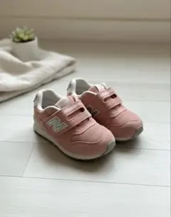 ニューバランス 996 キッズ スニーカー 15cm ピンク IZ996JG3