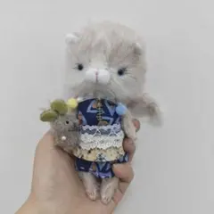 ブルー グリーンベア ぬいぐるみ ハンドメイド 海外作家 ブルーベリーアーティストテディおもちゃ ハンドメイド作家 ぬいぐるみ