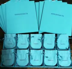 ティファニー 空箱① 巾着 リボン カード ショップ袋 10セット 国内現行品 ティファニー 空箱① 巾着 リボン カード ショップ袋 10セット 国内