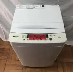 ハイセンス　全自動電気洗濯機　HW-K55E　2024年製　Oのサムネイル