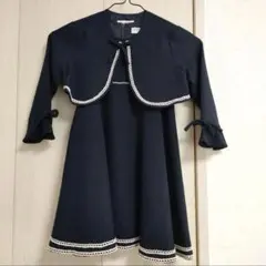 女の子 フォーマルワンピース ボレロセット 110 入学式 卒園式