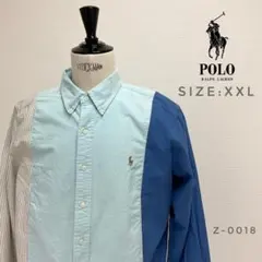 Polo RalphLauren ポロラルフローレン カラーシャツＸＬ