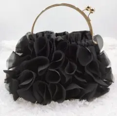 2way パーティーバッグ　ショルダー　がま口　チェーン　ビジュー　結婚式　新品