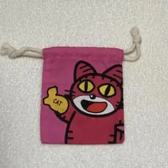 ギンビス たべっ子どうぶつLAND 巾着 ねこ