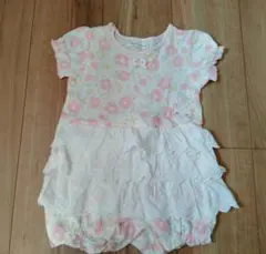 クーラクール♪花柄ロンパース 80cm coeur a coeur ベビー