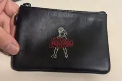 ヒステリックグラマーVIXEN LINE刺繍 レザーウォレット
