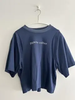 Dignite collier 半袖 Tシャツ ネイビーのサムネイル