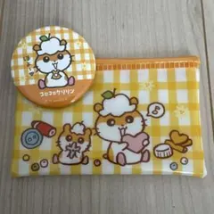 コロコロクリリン　サンリオキャラクターズ　プチ巾着 缶バッジ