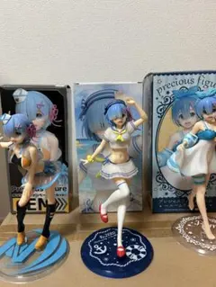 リゼロ　レム　プライズフィギュア　開封品　3体セット