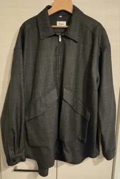 lownn ウールチェックブルゾン