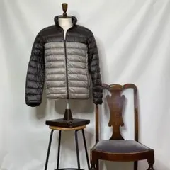 9371【希少ツートーンM】ユニクロ　ウルトラライトジャケット