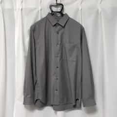 PLST ネルシャツ グレー Mサイズ 長袖のサムネイル