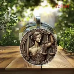 【法と掟と正義の女神】剣と秤を持つテーミス② キーリング