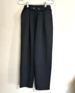 GRL ブラックジャージパンツ Fサイズ 快適ストレッチ×カジュアル