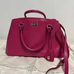 COACH コーチ マーゴット キャリーオール メタリックワイン 