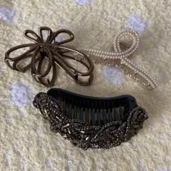 ヘアアクセサリー　３点セット！