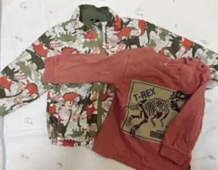 恐竜柄　ウィンドブレーカー　ロンT 90サイズ　まとめ売り