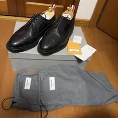 THOM BROWNE ウィングチップ レザーシューズ size7.5のサムネイル