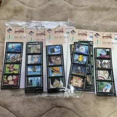 ワンピース　一番くじ　J賞ステッカーセット　5種　G賞アクリルブロック