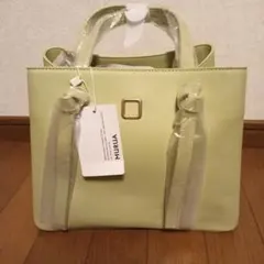 MURUA ライトグリーン トートバッグのサムネイル
