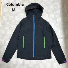 コロンビア ナイロンジャケット ウインドブレーカー 黒 M マルチカラー