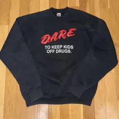 【激レア】90s D.A.R.E.（薬物乱用防止教育）オリジナルスウェットシャツ