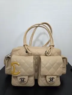 【希少】CHANEL カンボンライン マルチポケット ベージュのサムネイル