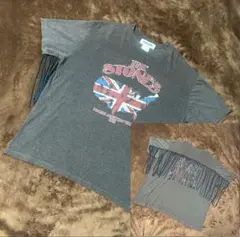 古着 ヴィンテージDISCOVERED リメイクドッキング フリンジ Tシャツのサムネイル