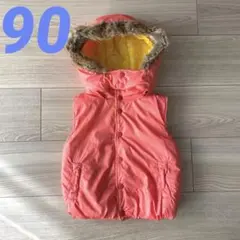 ムージョンジョン　アウター　ベスト　女の子用　90cm
