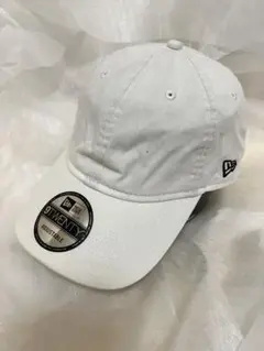 ニューエラ　NEW ERA キャップ　ホワイト　無地　フリーサイズ