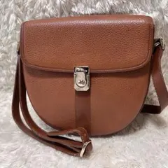BURBERRY ショルダーバッグ レザー ノバチェック ブラウン ロックのサムネイル