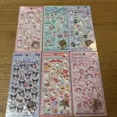 【国内正規品】サンリオ　ボンボンドロップシール　第二弾　6枚セット