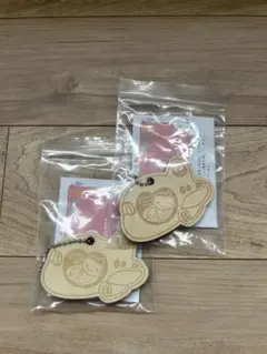 【即購入可】JAL マタニティマーク 木製キーホルダー 2個セット