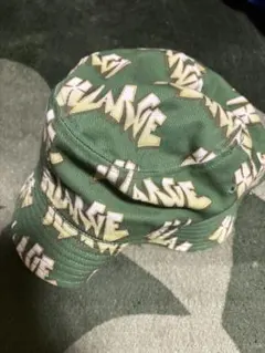 【美品】XLARGE バケットハット 総柄 グリーン Lサイズ エクストララージのサムネイル