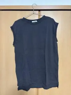 W CLOSET ノースリーブ カットソー ブラック F