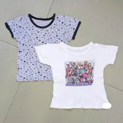 バンダイ しまむら 半袖 肌着 120サイズ 2枚セット まとめ売り