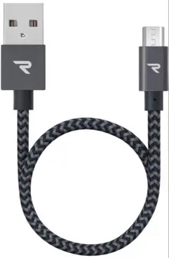【新品未使用】RAMPOW Micro USB ケーブル 高耐久ナイロン編み