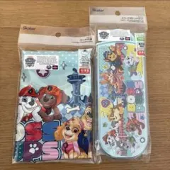 パウパトロール トリオセット＆ランチ巾着袋　お箸セットお弁当袋　男の子②
