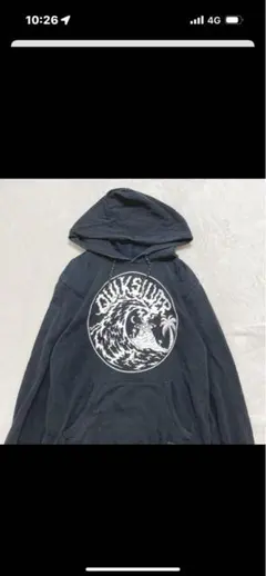 趣味が合わない為 QUIK SILVER パーカー サイズM