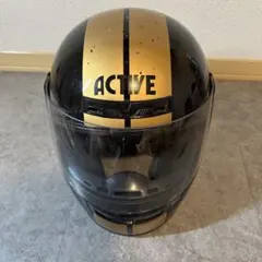 ACTIVE フルフェイスヘルメット ブラック　ゴールドのサムネイル
