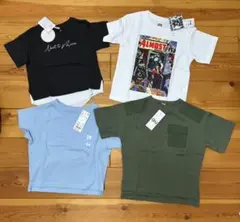 新品未使用　UNIQLO GU キッズTシャツ 110cm まとめ売り