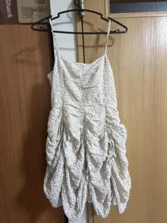 dazzlin ギャザーリボンミニワンピース