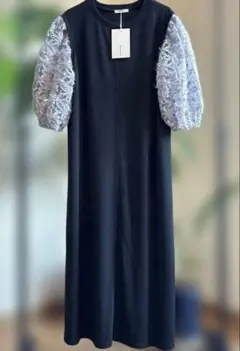 CLASSIC ELF フリル袖ロングワンピース