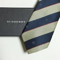 バーバリー BURBERRY ネクタイ ストライプ エクエストリアンナイト