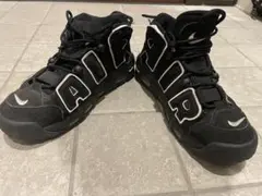 Nike AIRロゴ ブラック サンダル 28センチ ブラック モアテン Nike AIRロゴ ブラック サンダル 28センチ ブラック モアテン