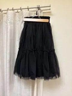 LOWRYS FARM ブラックチュールスカート 130-140cmのサムネイル