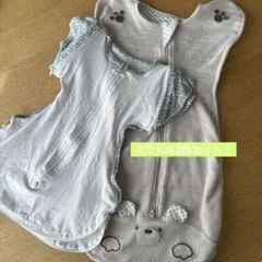 ねくるみ　スワドル リバティ柄　Sサイズ　バースデイスワドル　2枚セット