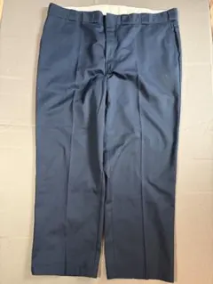 Dickies ワークパンツ ネイビー　デカサイズW46 90s〜00s