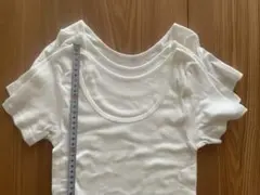 3枚セット　ユニクロ　コットン100% 白Tシャツ　肌着のサムネイル
